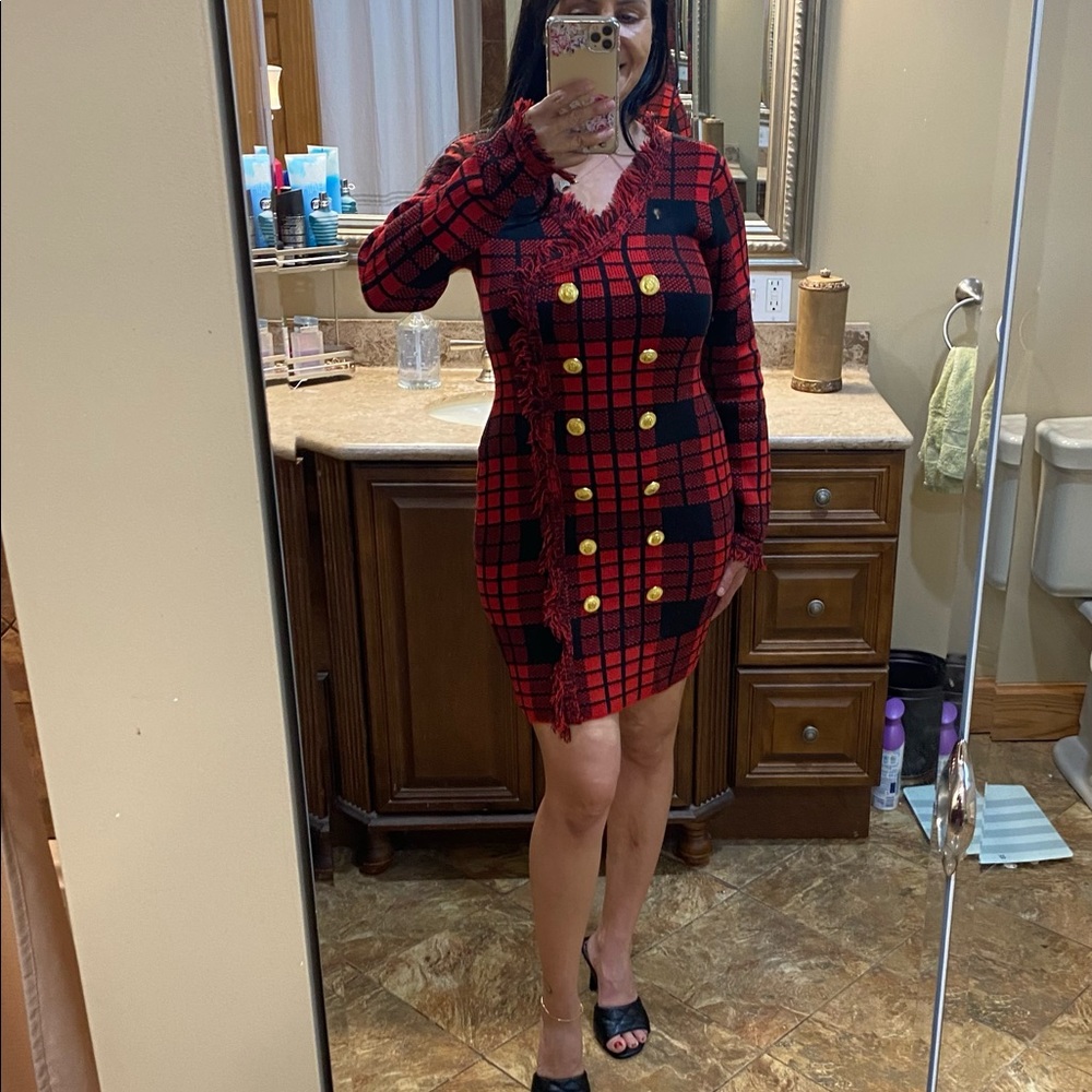 Winter midi dress